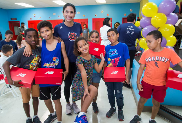Bev Ramos with Rising New York Road Runners in Puerto Rico
