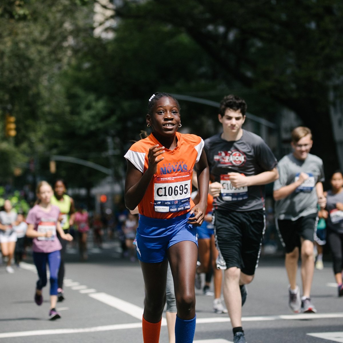 Rising New York Road Runners at the New Balance 5th Avenue Mile