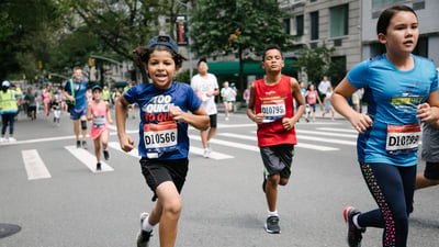 Rising New York Road Runners at the New Balance 5th Avenue Mile