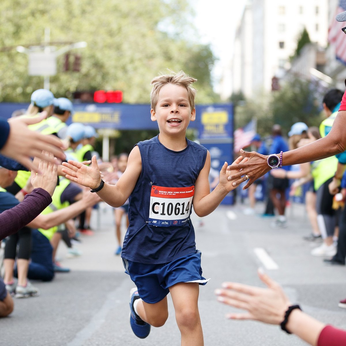 Rising New York Road Runners at the New Balance 5th Avenue Mile