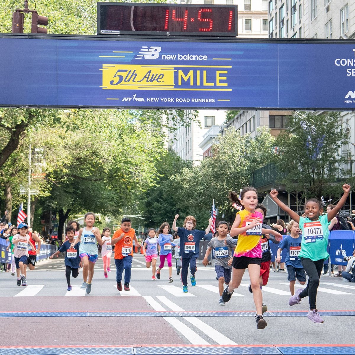 Rising New York Road Runners at the New Balance 5th Avenue Mile