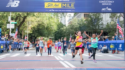 Rising New York Road Runners at the New Balance 5th Avenue Mile