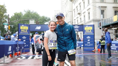 Rising New York Road Runners at the New Balance 5th Ave Mile