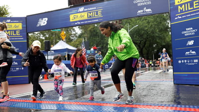 Rising New York Road Runners at the New Balance 5th Ave Mile