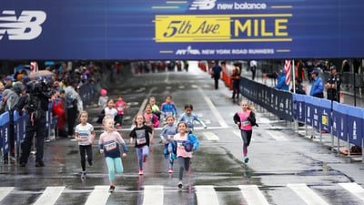 Rising New York Road Runners at the New Balance 5th Ave Mile