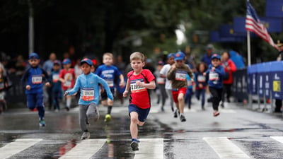 Rising New York Road Runners at the New Balance 5th Ave Mile