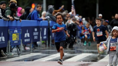 Rising New York Road Runners at the New Balance 5th Ave Mile