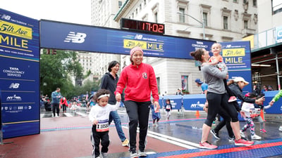 Rising New York Road Runners at the New Balance 5th Ave Mile