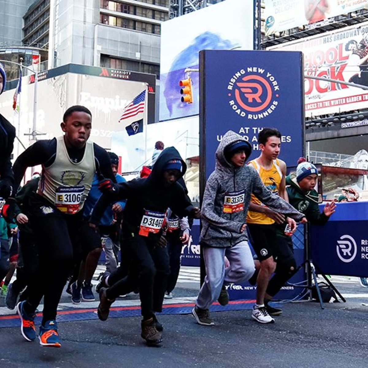 Rising New York Road Runners at the United Airlines New York City Half Marathon