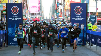 Rising New York Road Runners at the United Airlines New York City Half Marathon