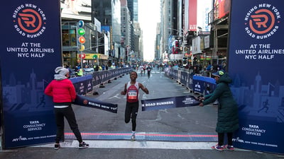 Rising New York Road Runners at the United Airlines New York City Half Marathon