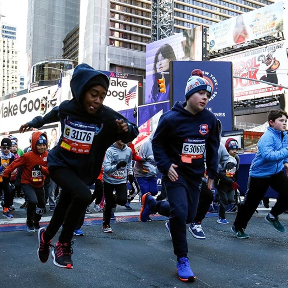 Rising New York Road Runners at the United Airlines New York City Half Marathon