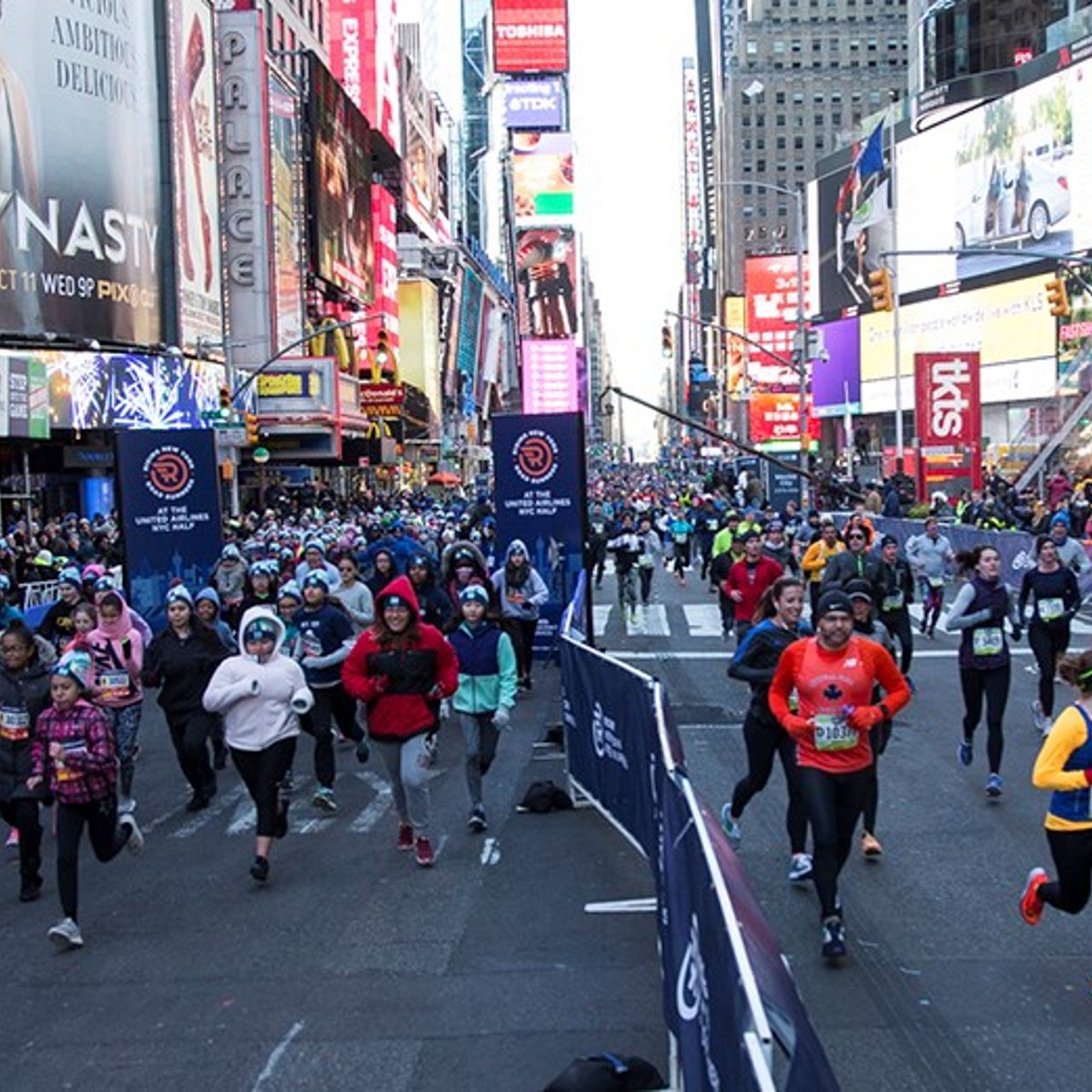 Rising New York Road Runners at the United Airlines New York City Half Marathon