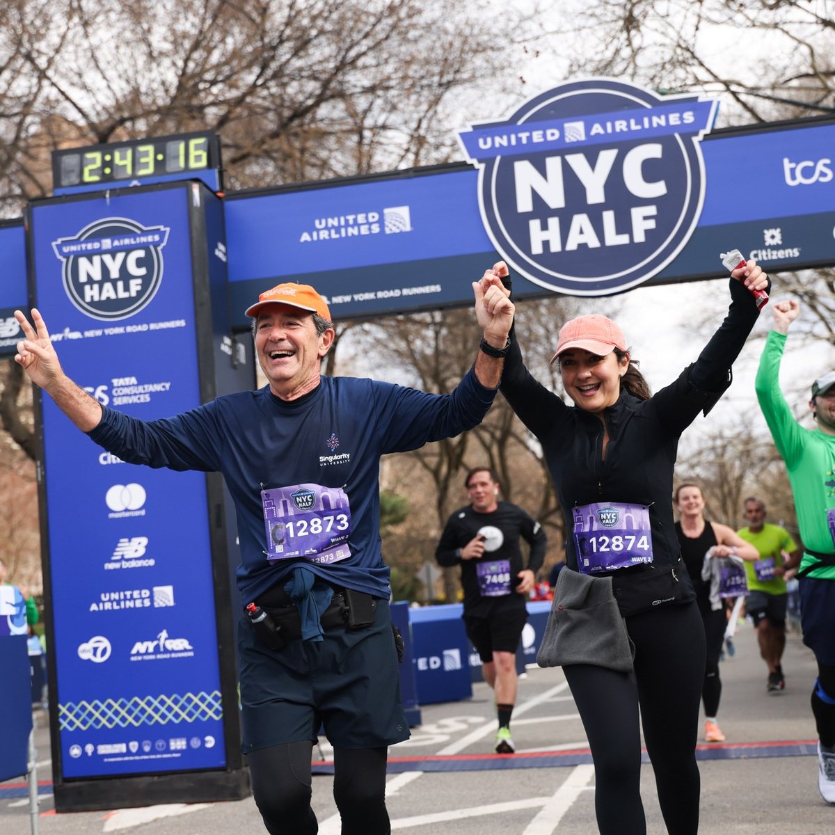 2024 United Airlines NYC Half Finish