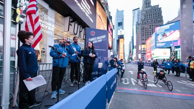 2024 Times Square Kids Run at the United Airlines NYC Half