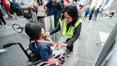 2024 Times Square Kids Run at the United Airlines NYC Half