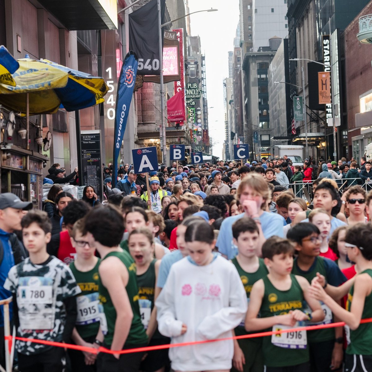 2024 Times Square Kids Run at the United Airlines NYC Half