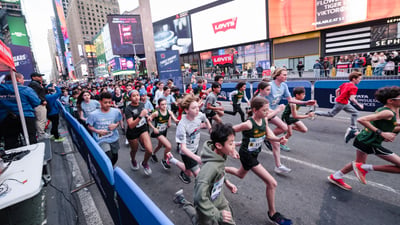 2024 Times Square Kids Run at the United Airlines NYC Half