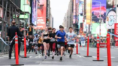 2024 Times Square Kids Run at the United Airlines NYC Half