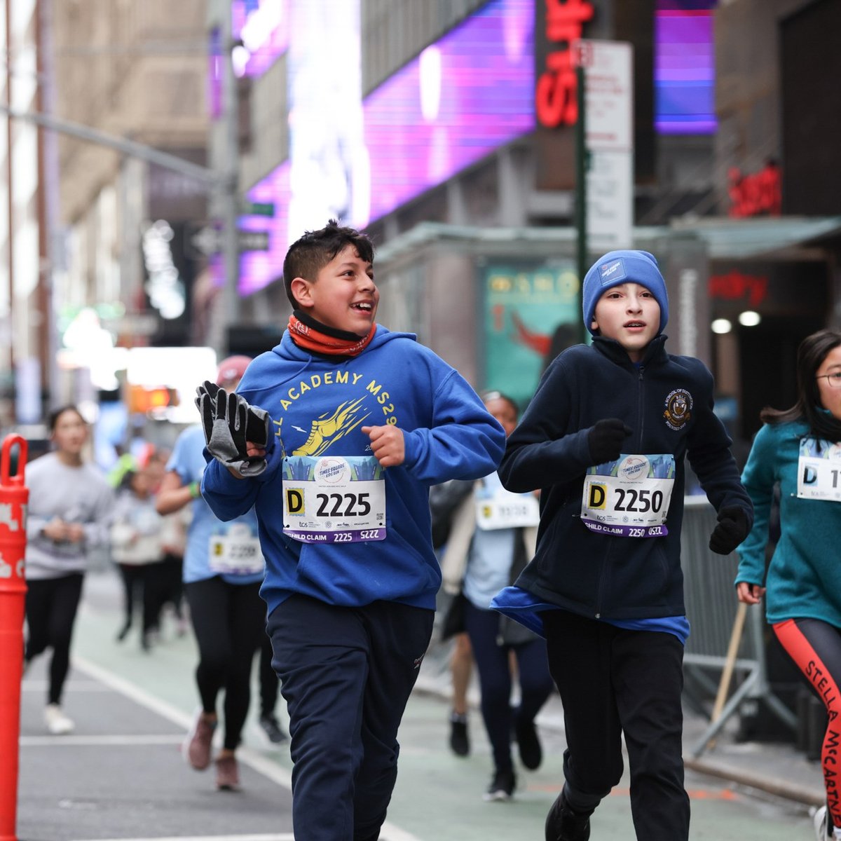 2024 Times Square Kids Run at the United Airlines NYC Half