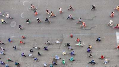 2024 Times Square Kids Run at the United Airlines NYC Half