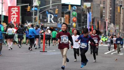 2024 Times Square Kids Run at the United Airlines NYC Half