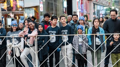 2024 Times Square Kids Run at the United Airlines NYC Half