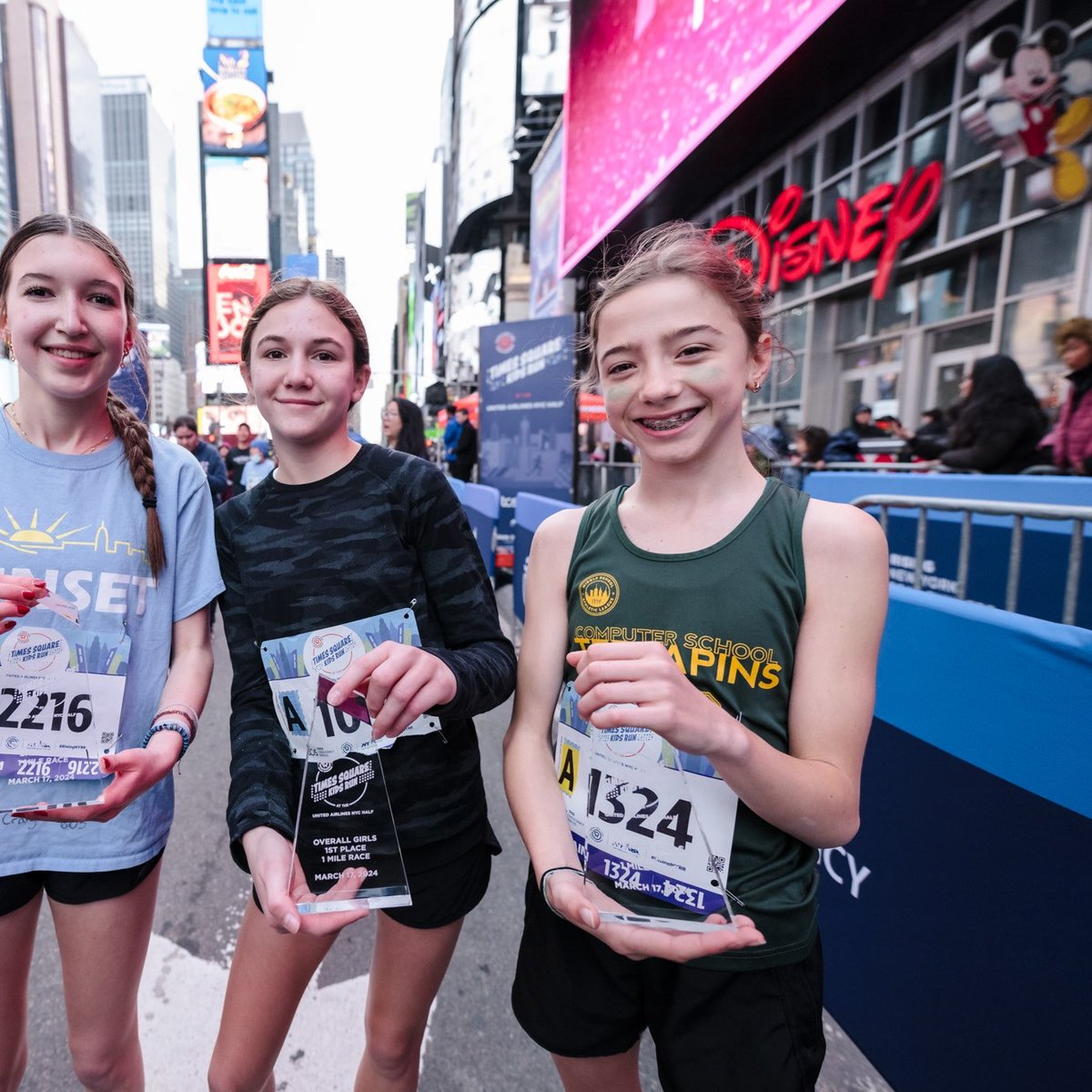 2024 Times Square Kids Run at the United Airlines NYC Half