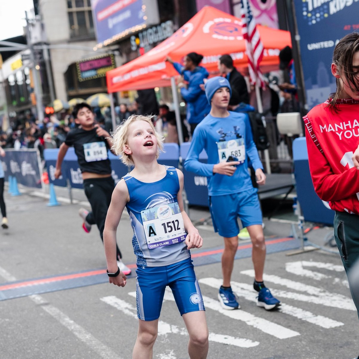 2024 Times Square Kids Run at the United Airlines NYC Half