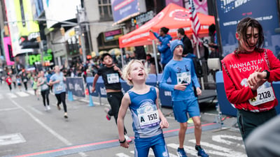 2024 Times Square Kids Run at the United Airlines NYC Half