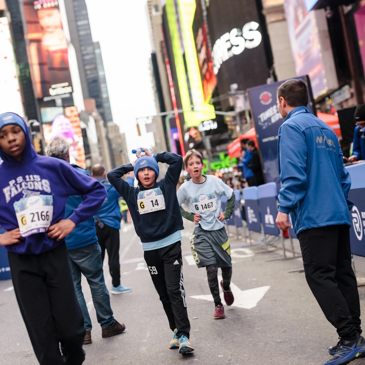 2024 Times Square Kids Run at the United Airlines NYC Half