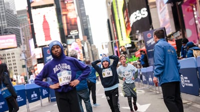2024 Times Square Kids Run at the United Airlines NYC Half