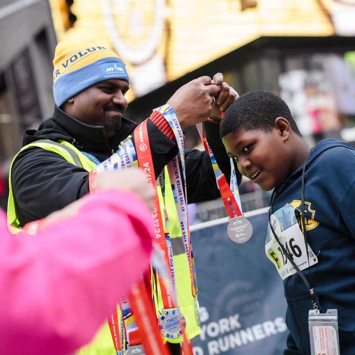 2024 Times Square Kids Run at the United Airlines NYC Half