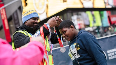 2024 Times Square Kids Run at the United Airlines NYC Half
