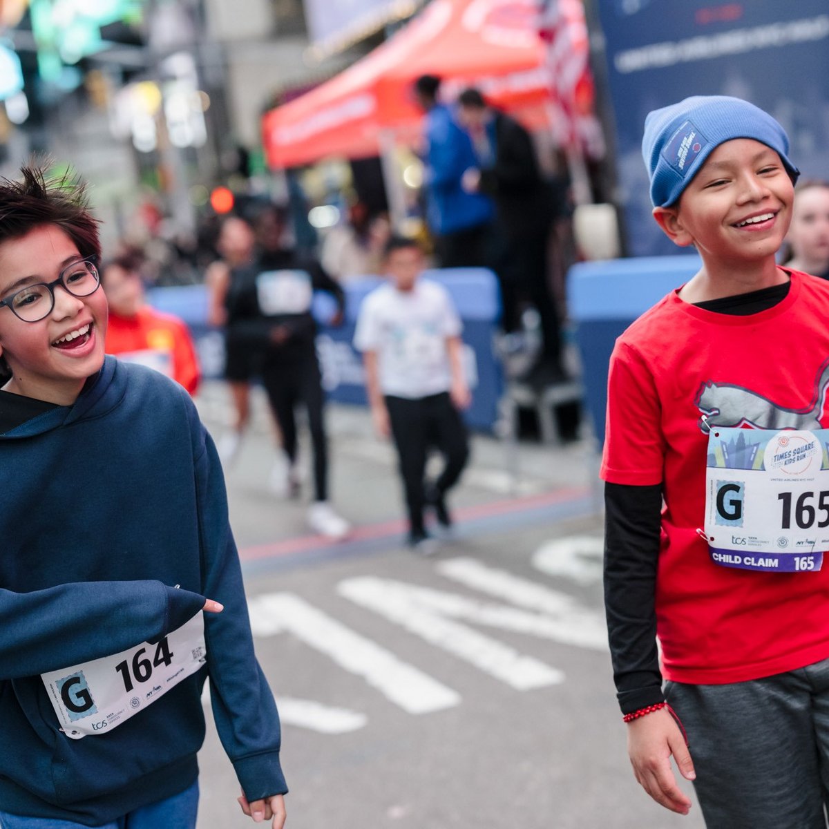 2024 Times Square Kids Run at the United Airlines NYC Half