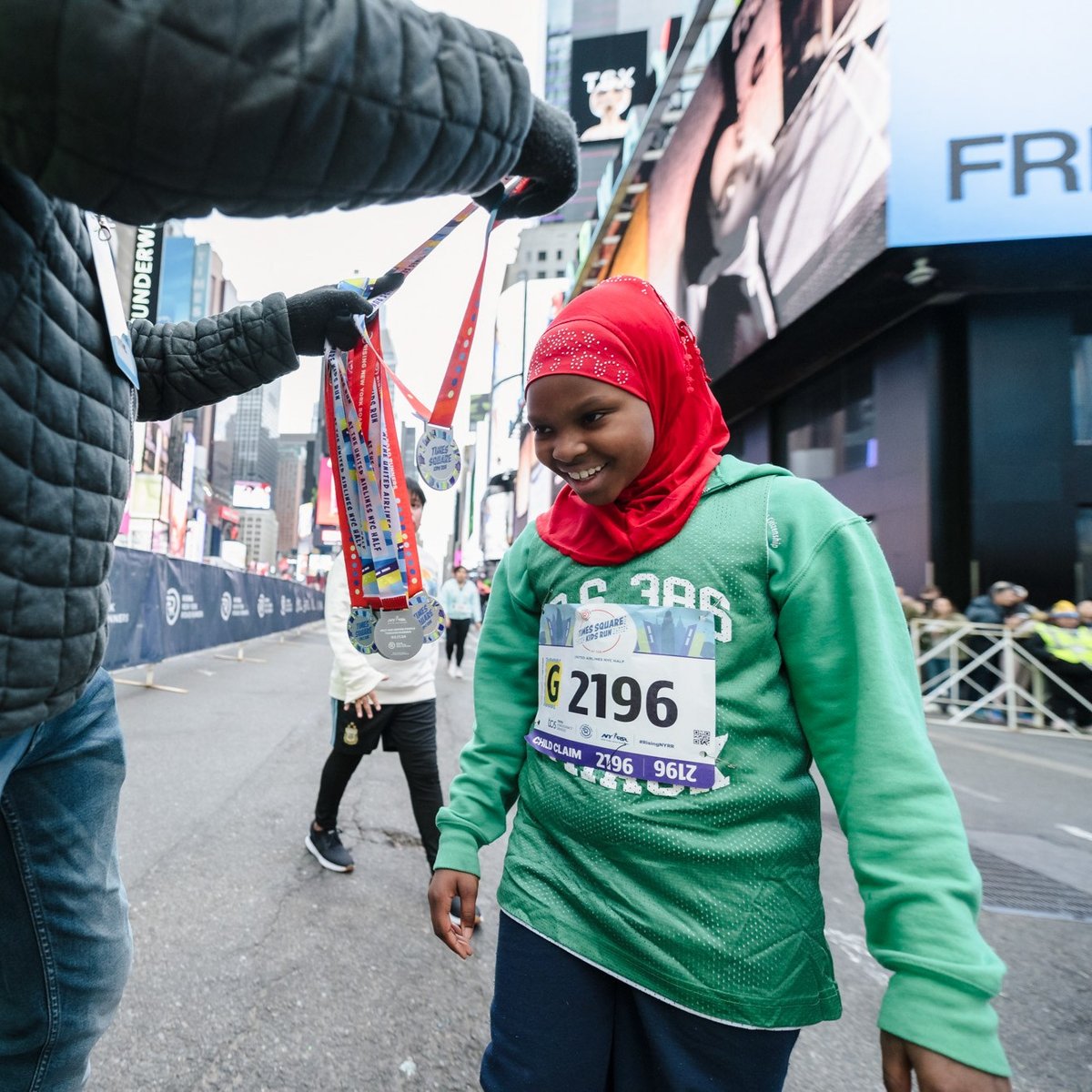 2024 Times Square Kids Run at the United Airlines NYC Half