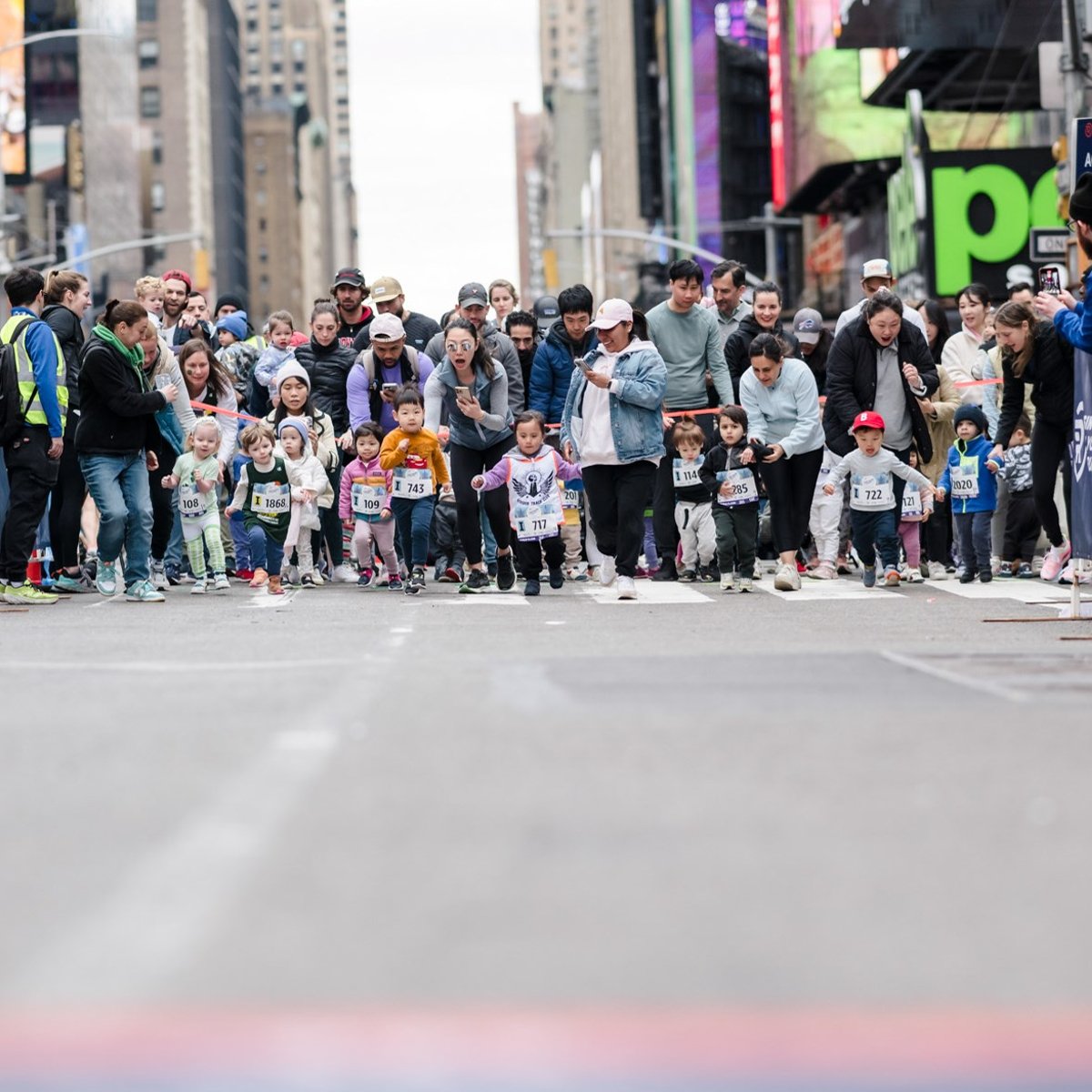 2024 Times Square Kids Run at the United Airlines NYC Half