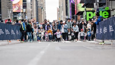 2024 Times Square Kids Run at the United Airlines NYC Half