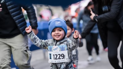 2024 Times Square Kids Run at the United Airlines NYC Half