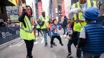 2024 Times Square Kids Run at the United Airlines NYC Half