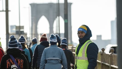 2024 NYRR Brooklyn Bridge Walk in Partnership with NYC DOT