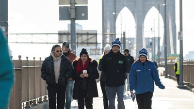 2024 NYRR Brooklyn Bridge Walk in Partnership with NYC DOT