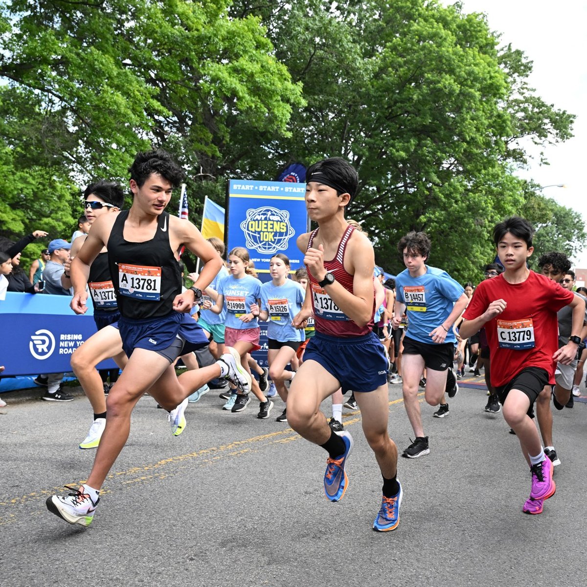 2023 Rising New York Road Runners at the NYRR Queens 10K
