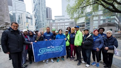 NYRR Striders Walk 100 Miles on National Walking Day
