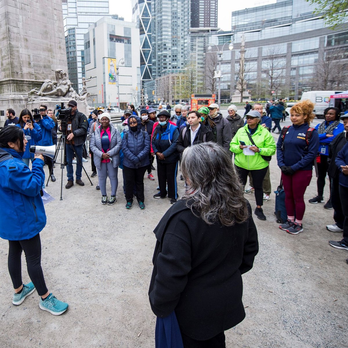 NYRR Striders Walk 100 Miles on National Walking Day
