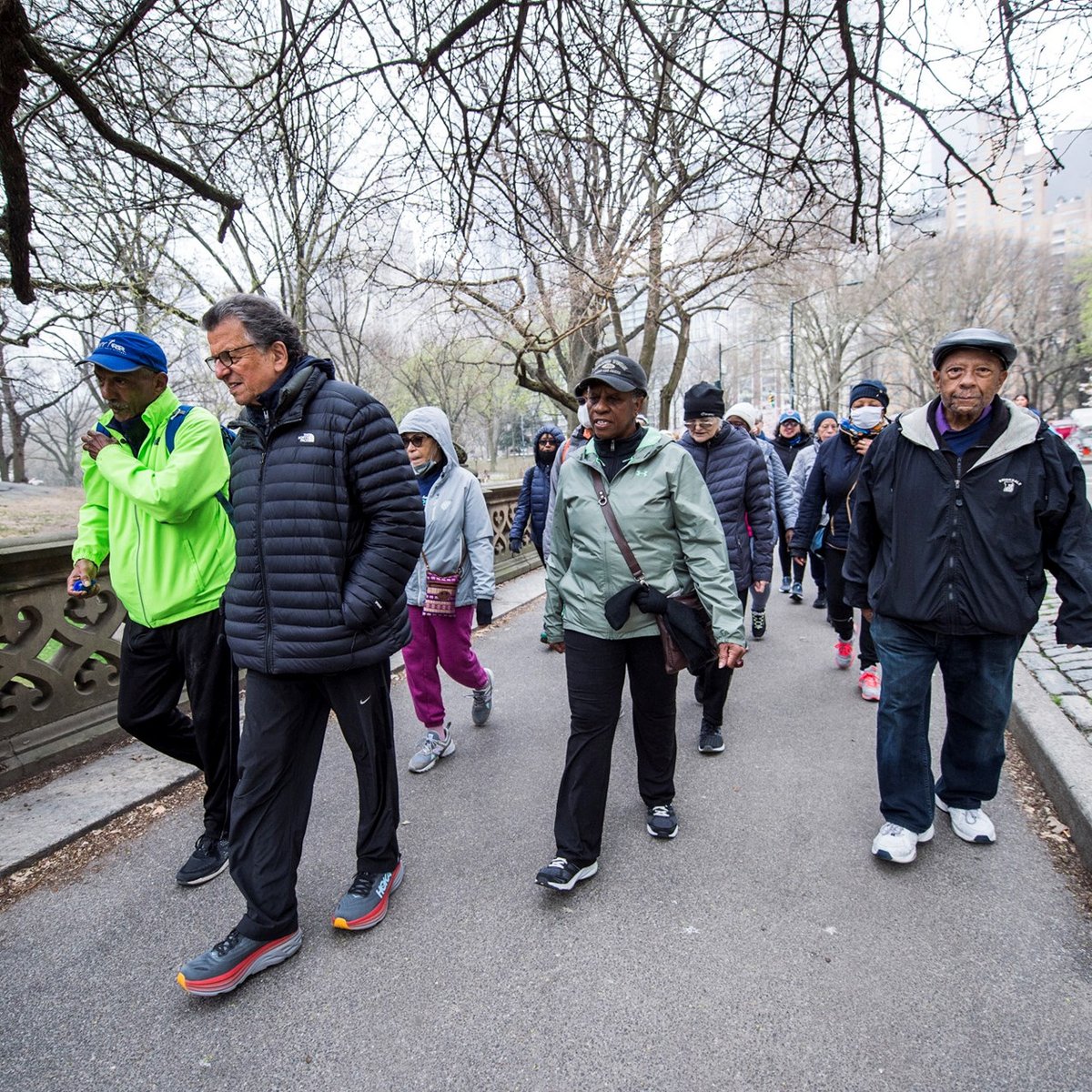NYRR Striders Walk 100 Miles on National Walking Day