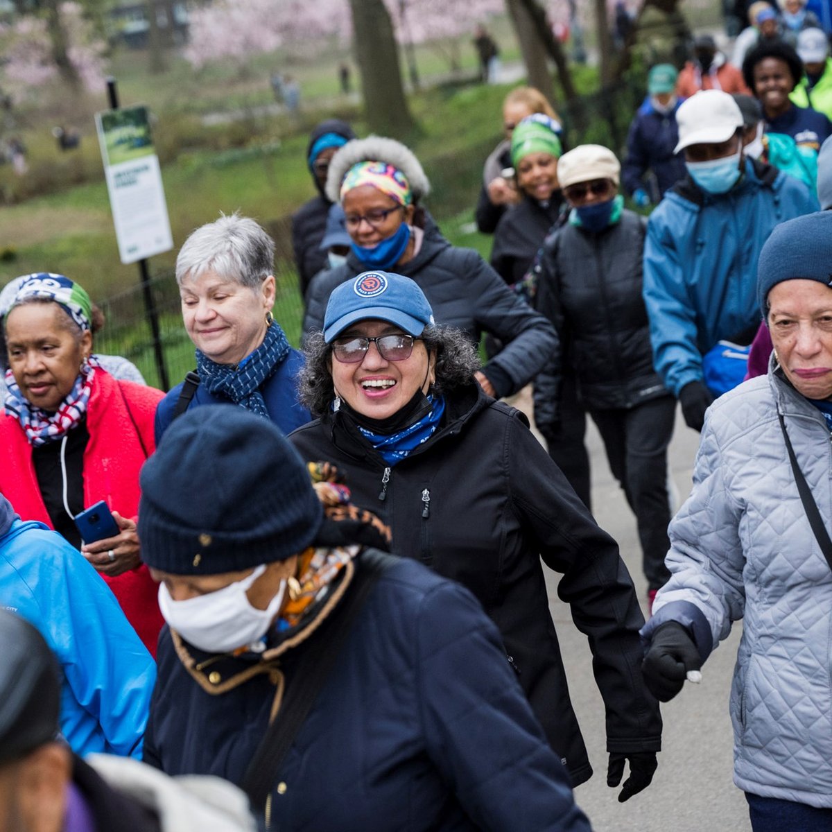 NYRR Striders Walk 100 Miles on National Walking Day