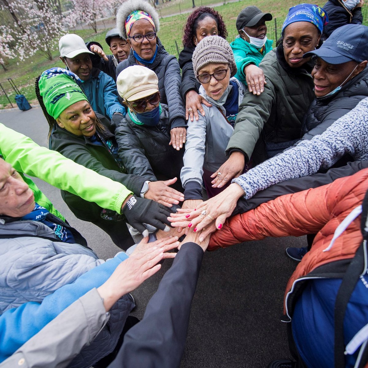 NYRR Striders Walk 100 Miles on National Walking Day