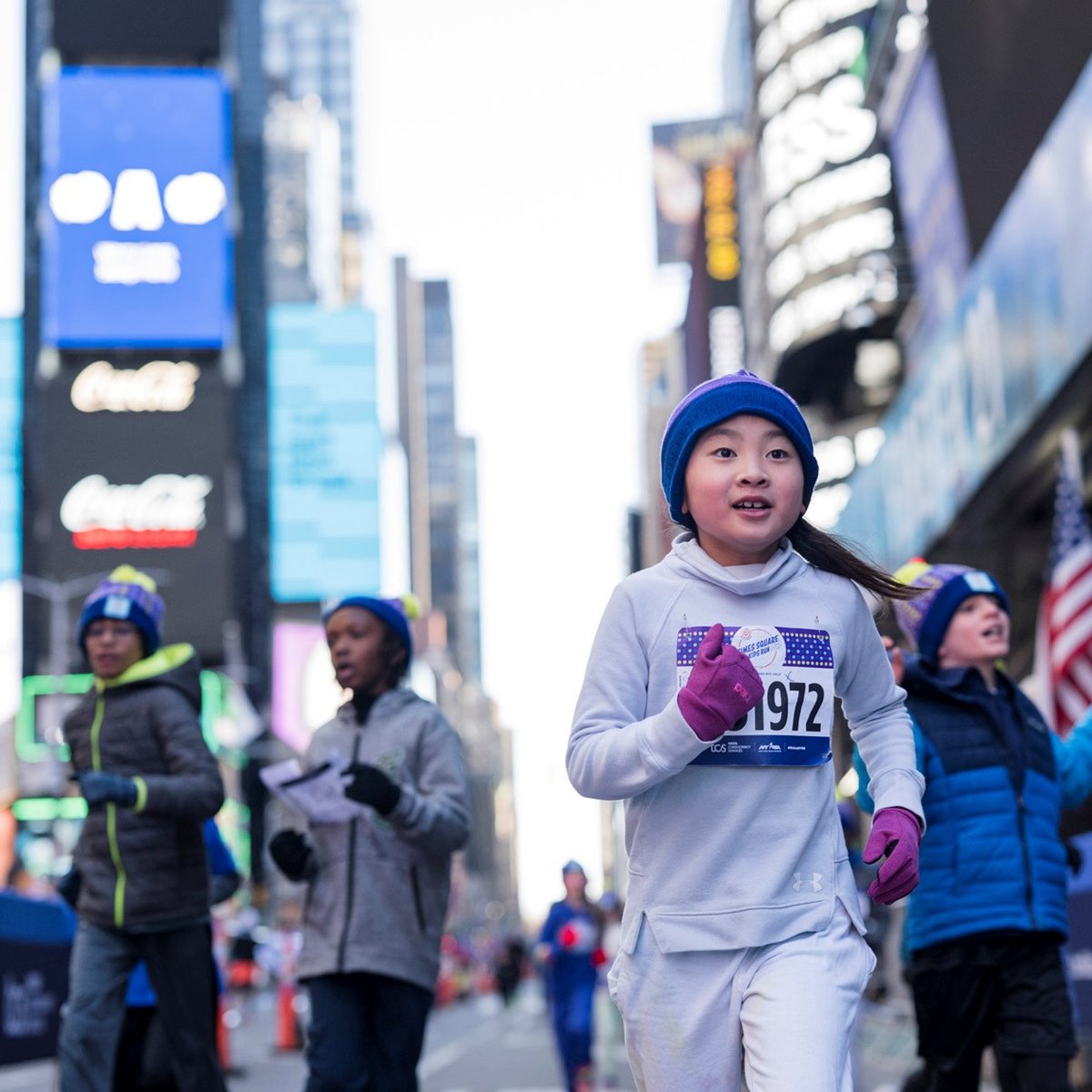2023 Times Square Kids Run at the United Airlines NYC Half