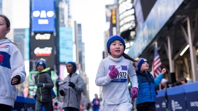 2023 Times Square Kids Run at the United Airlines NYC Half